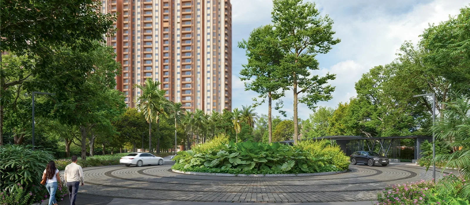 Prestige Park Street landscaped entrance and driveway
