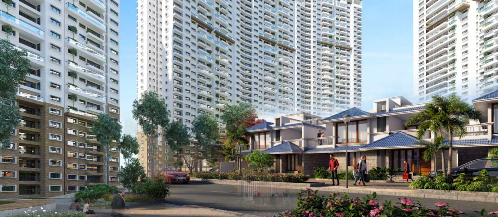 Prestige Park Street towers with clubhouse